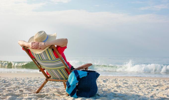 Lady on Beach Gulf Shores