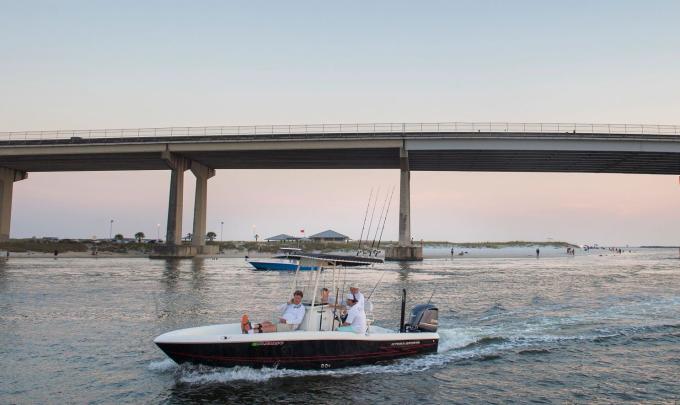 Boating in Perdido Pass Orange Beach