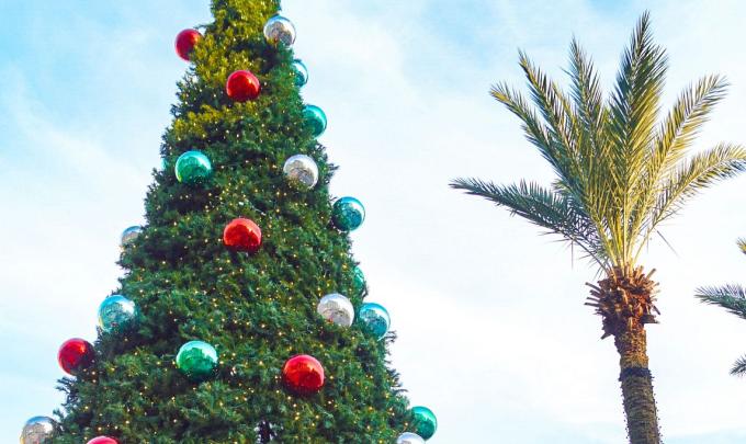 The Wharf Christmas Tree Orange Beach