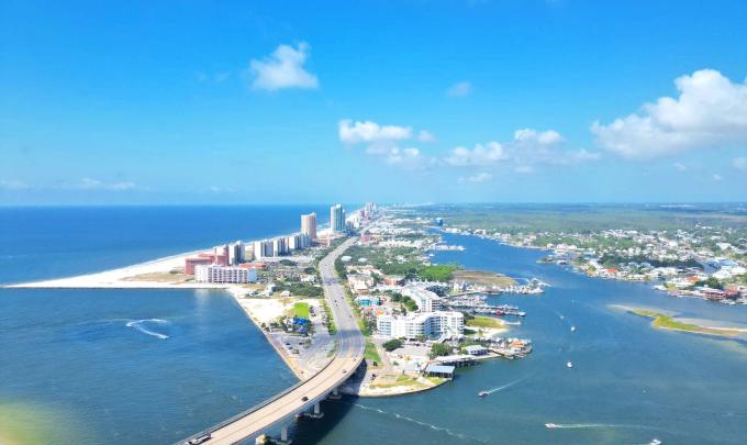 Orange Beach Aerial View