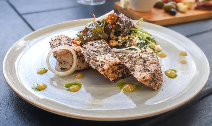 Fresh tuna dish from Villaggio Grille