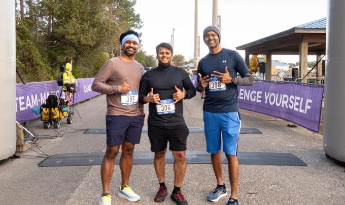 Runners at the Coastal Half Marathon in Orange Beach