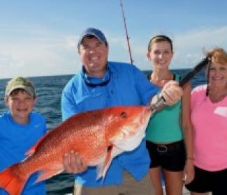 Family Fishing Orange Beach Al