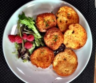goat cheese fritters