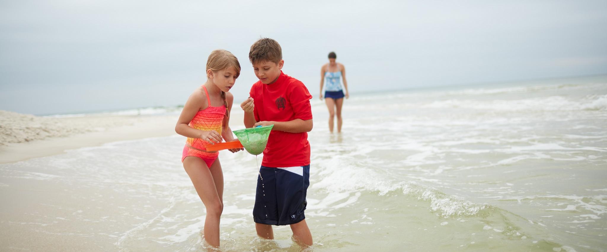 exploring the coastline in Gulf Shores AL