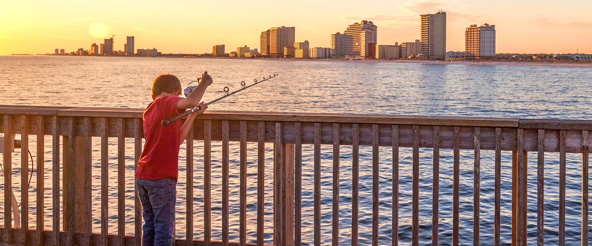 Fall Fishing at Gulf State Park Pier