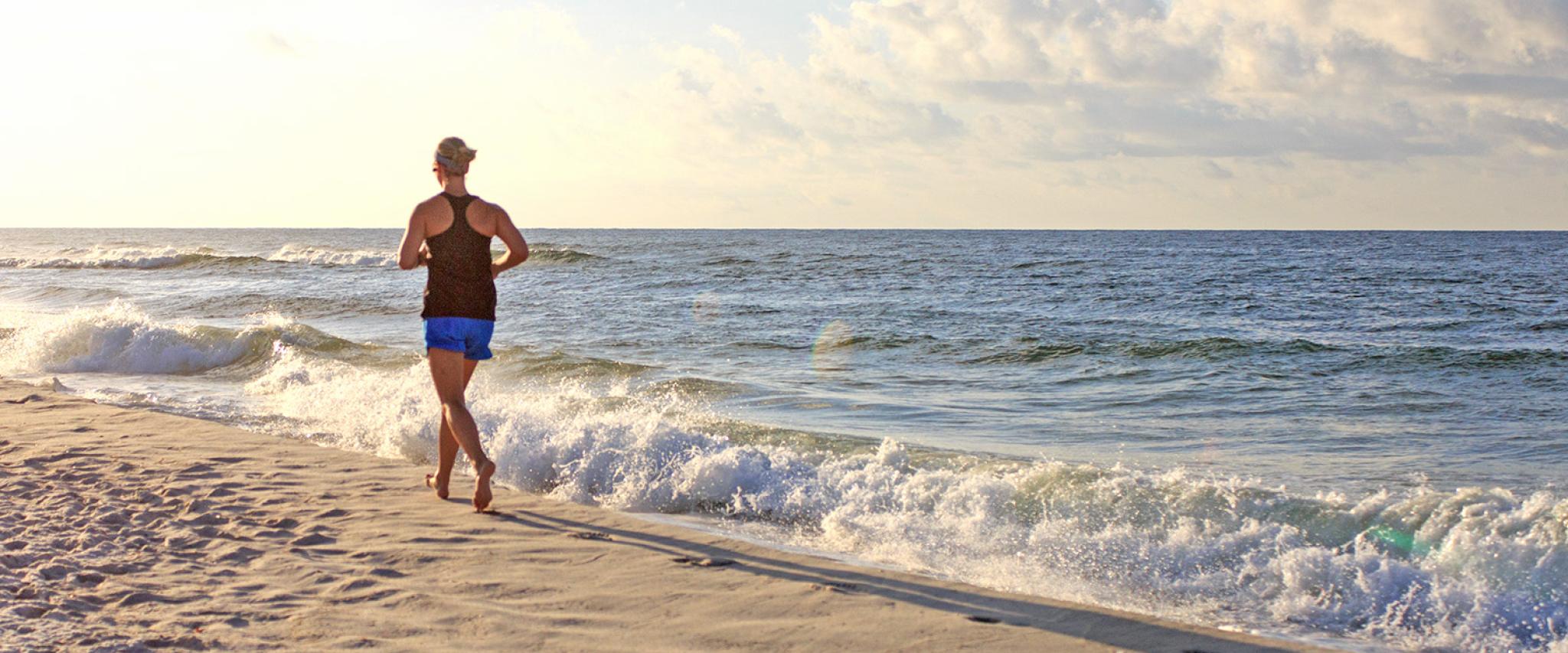 Running on Alabama's Beaches