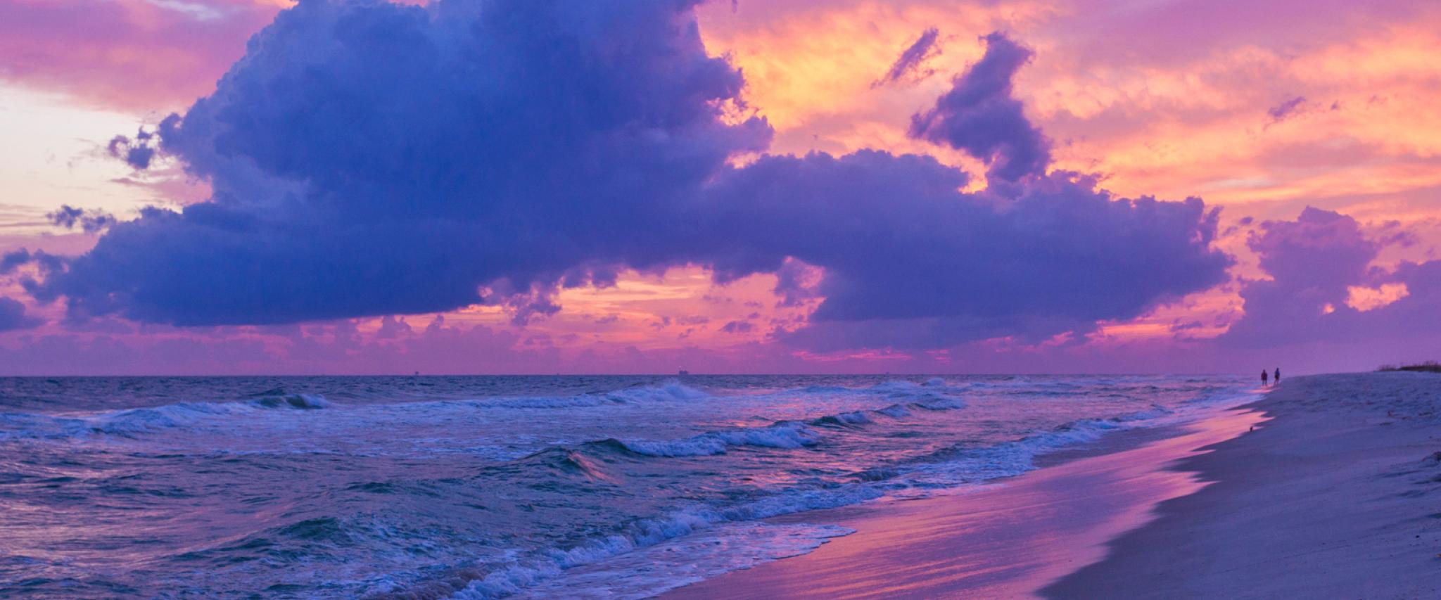 Sunset on Alabama's Beaches