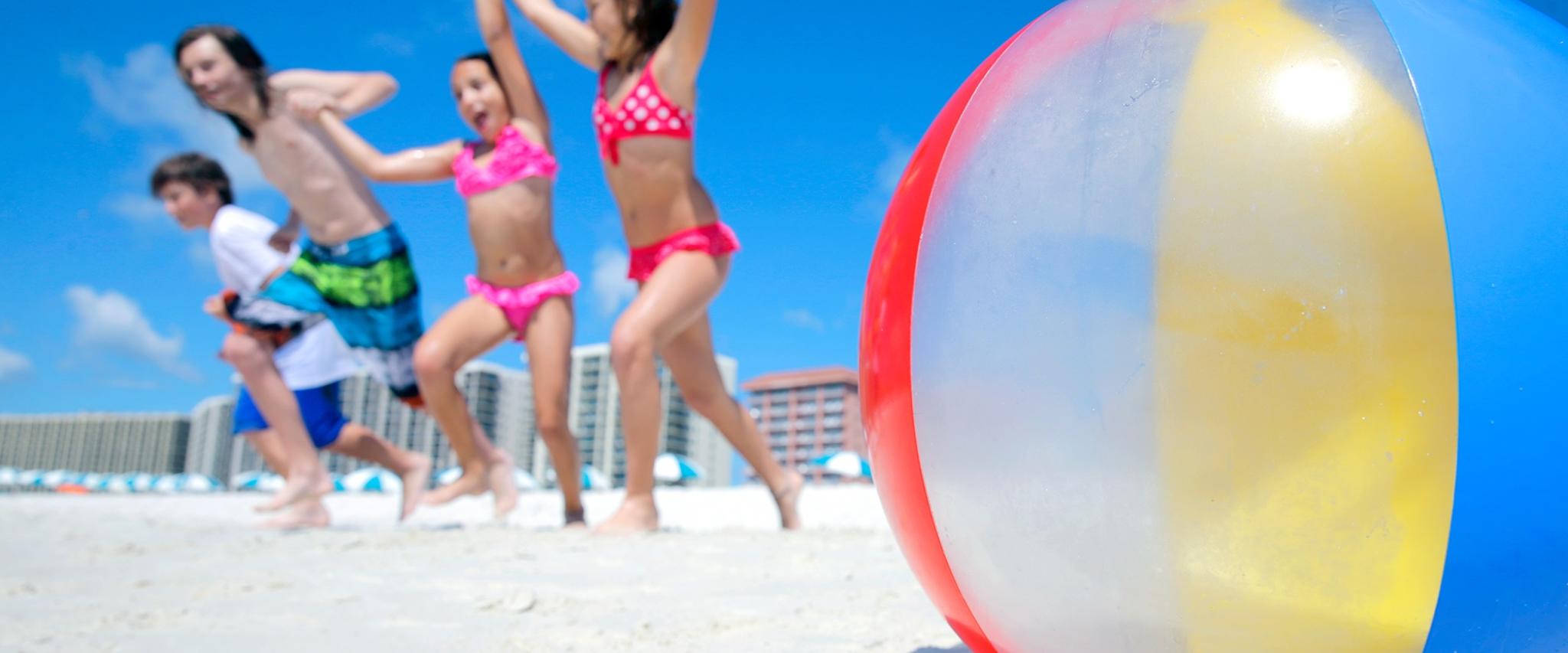 Beach Ball Orange Beach