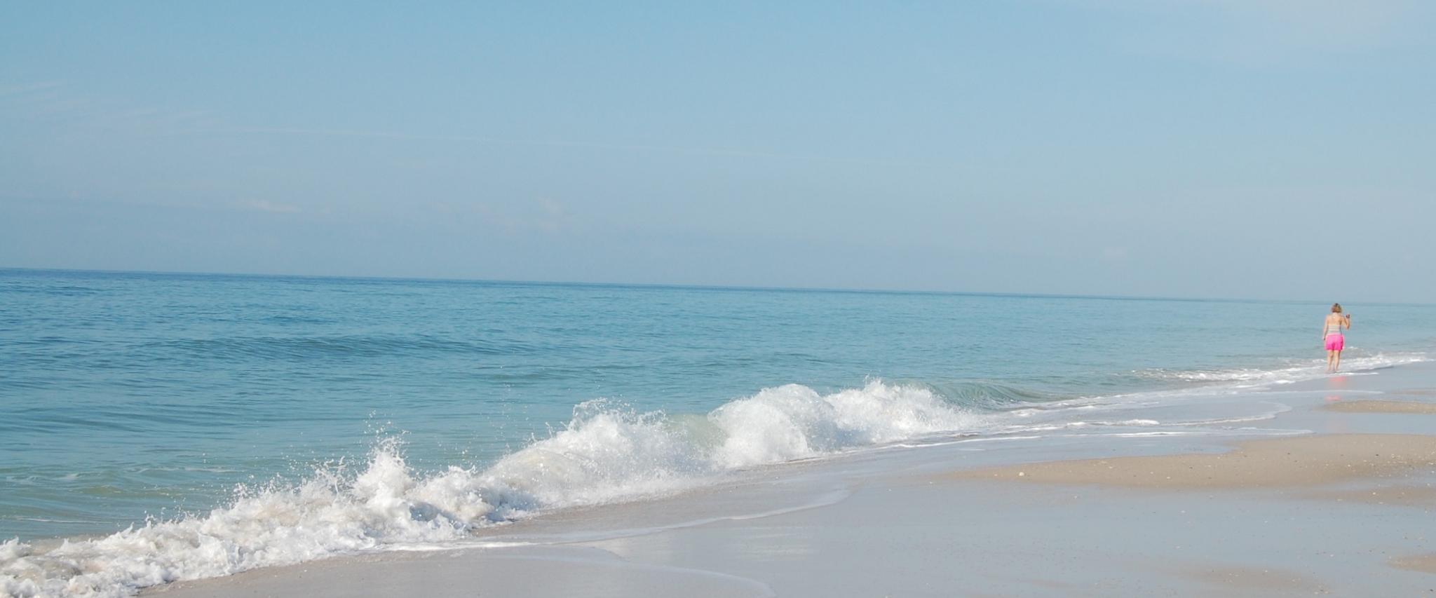 sweeping picture of the beach in Orange Beach Al