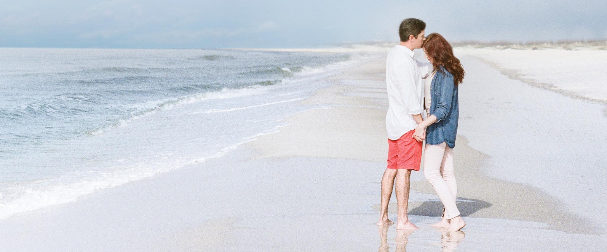 Couple on Alabama's Beaches