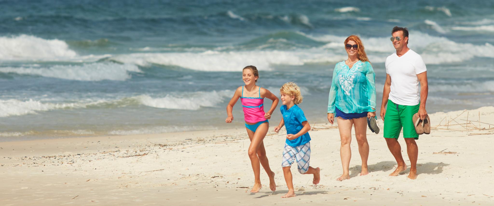 Family on Alabama's Beaches