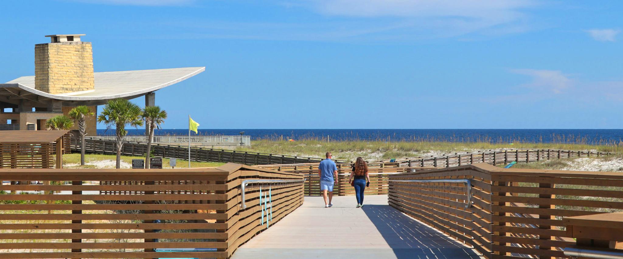 Walkway at Gulf State Park