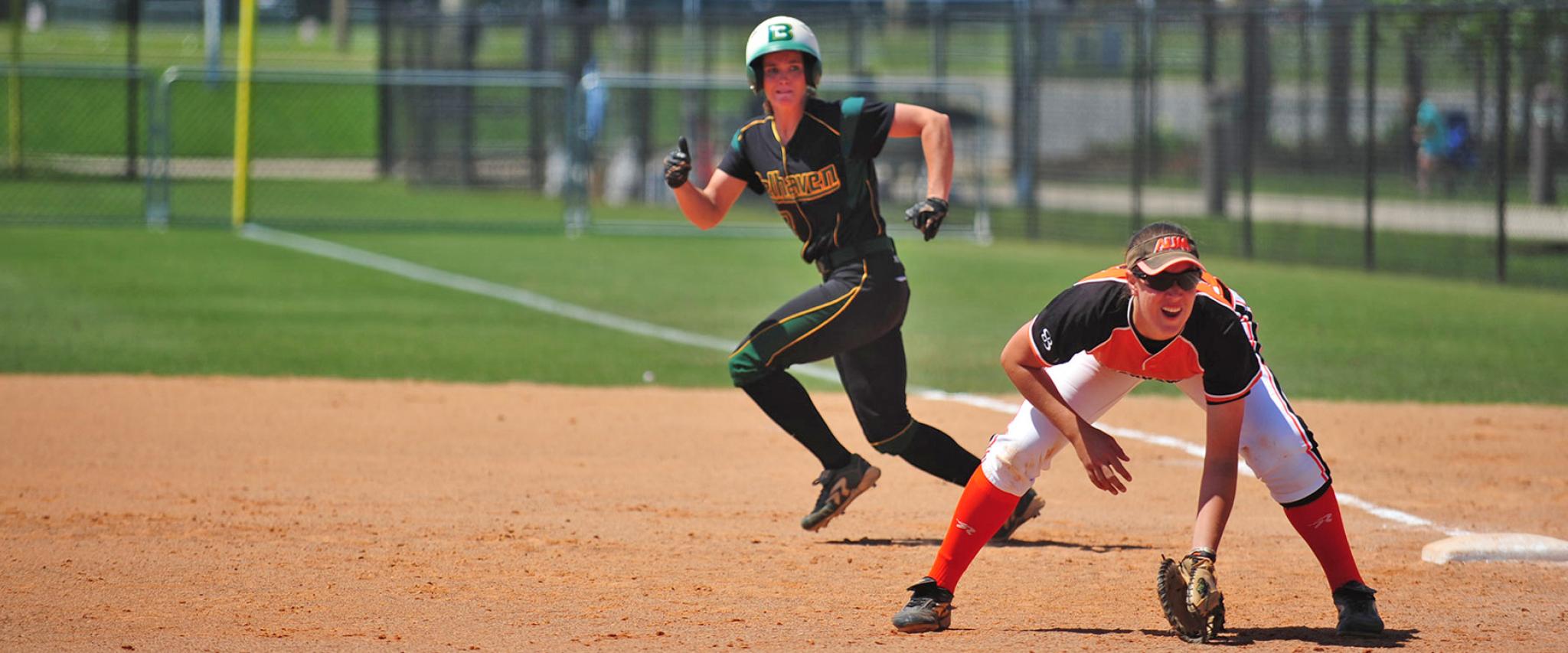 Softball players in Gulf Shores AL