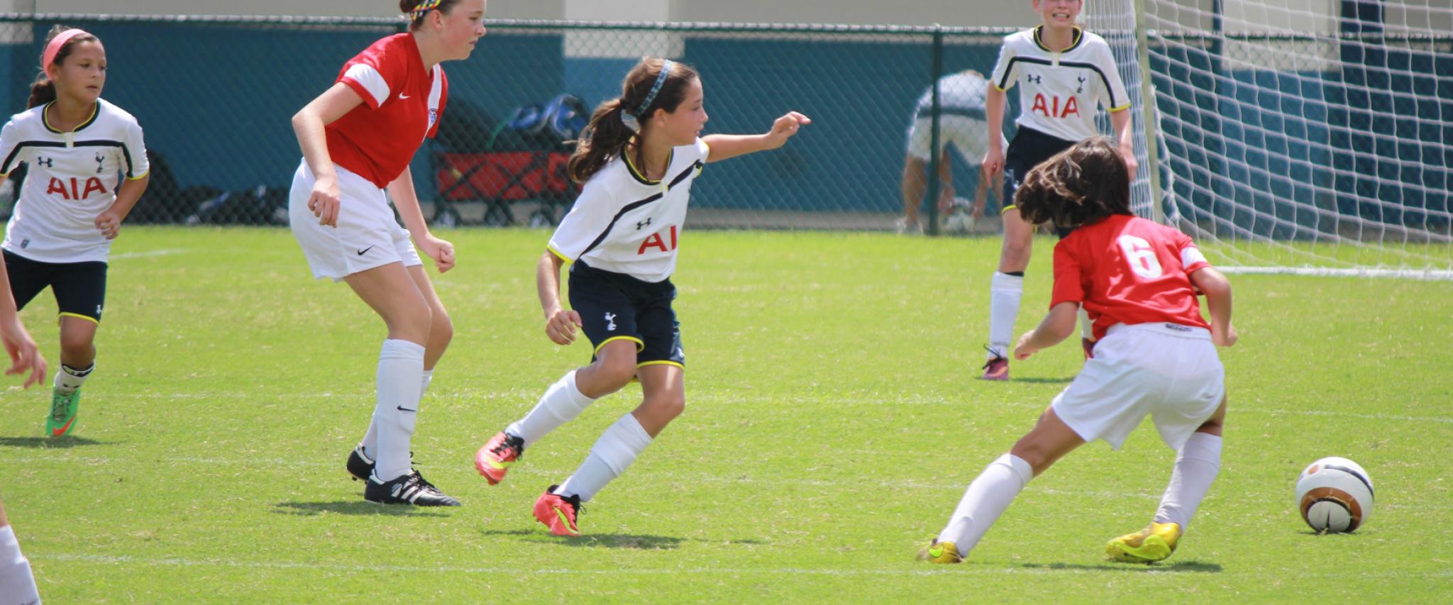 Girls Soccer game in Gulf Shores AL