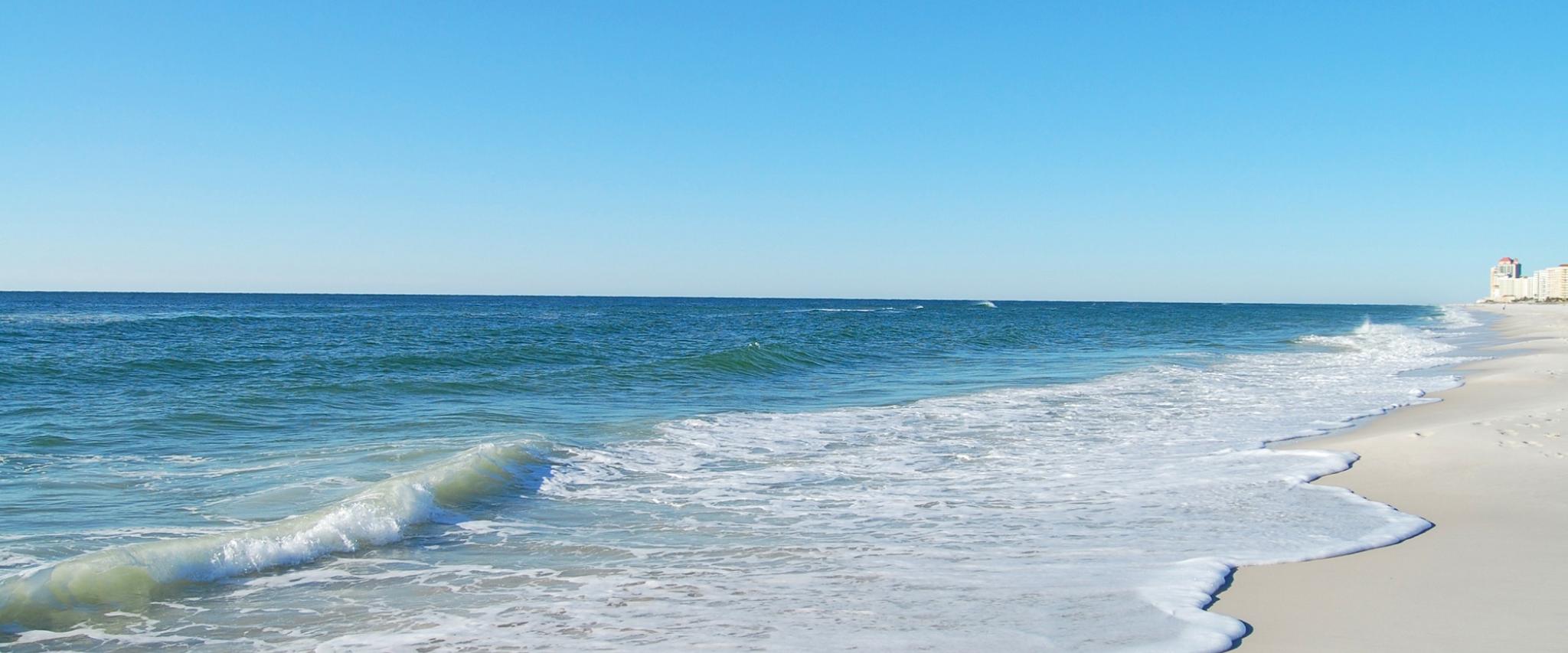 Orange Beach AL coastline
