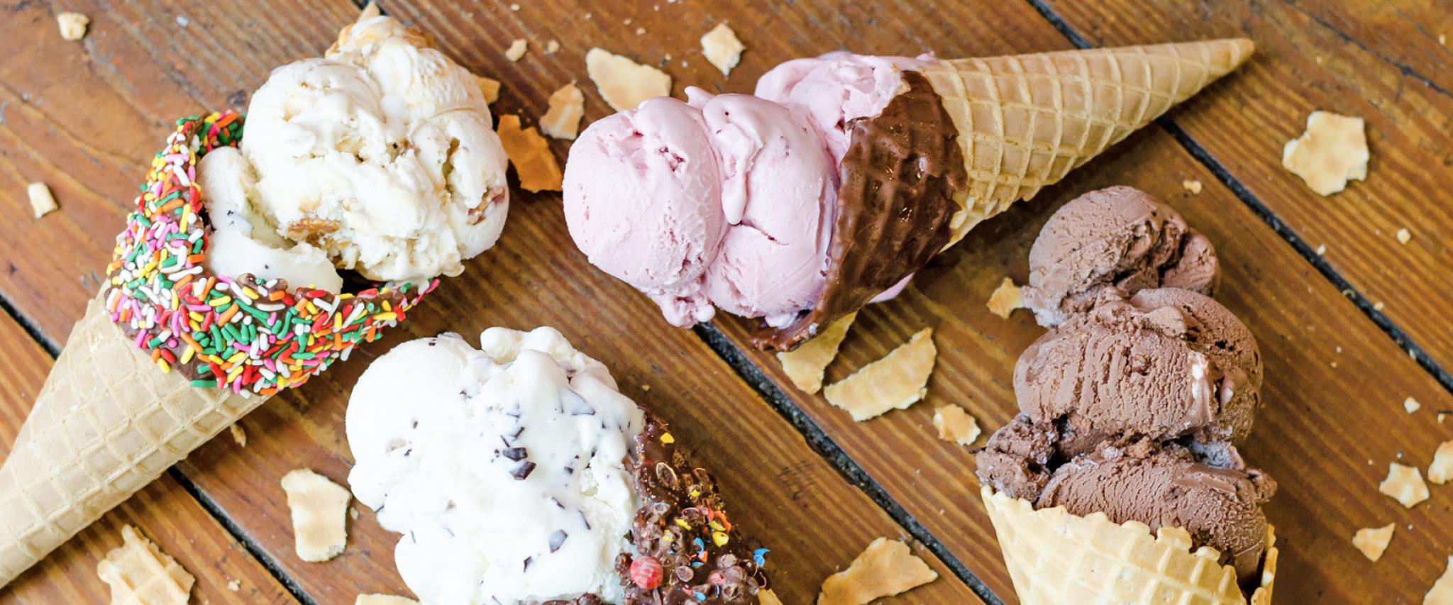 Ice Cream Cones at Alabama's Beaches