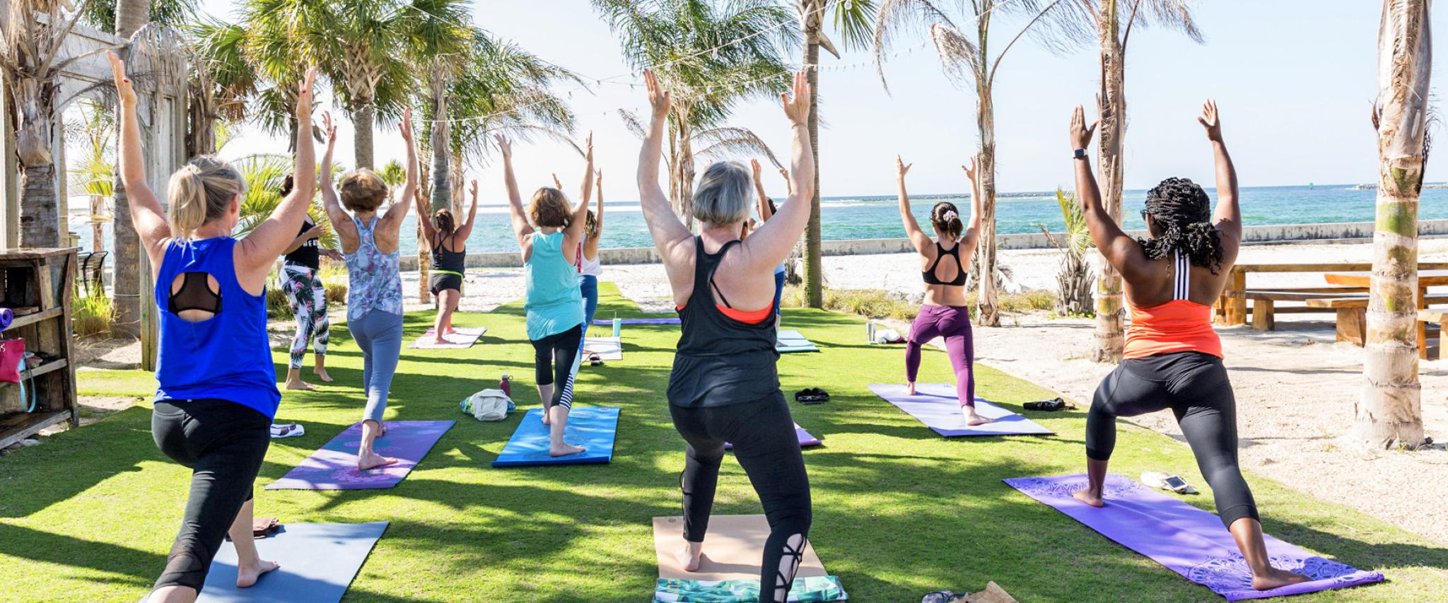 Beach Yoga Class