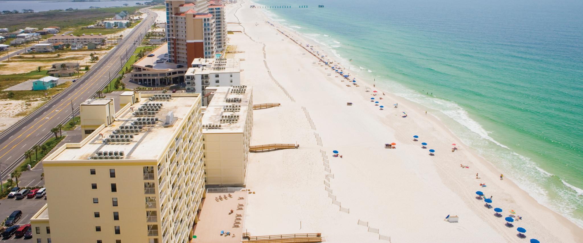 beach aerial gulf shores