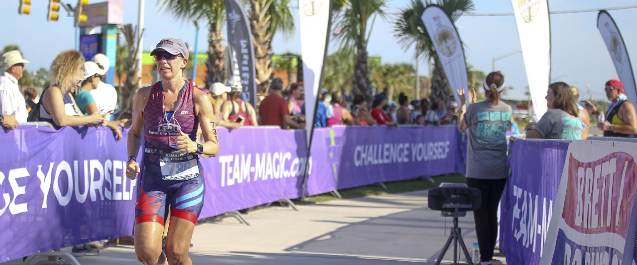 female runner brett robinson triathlon