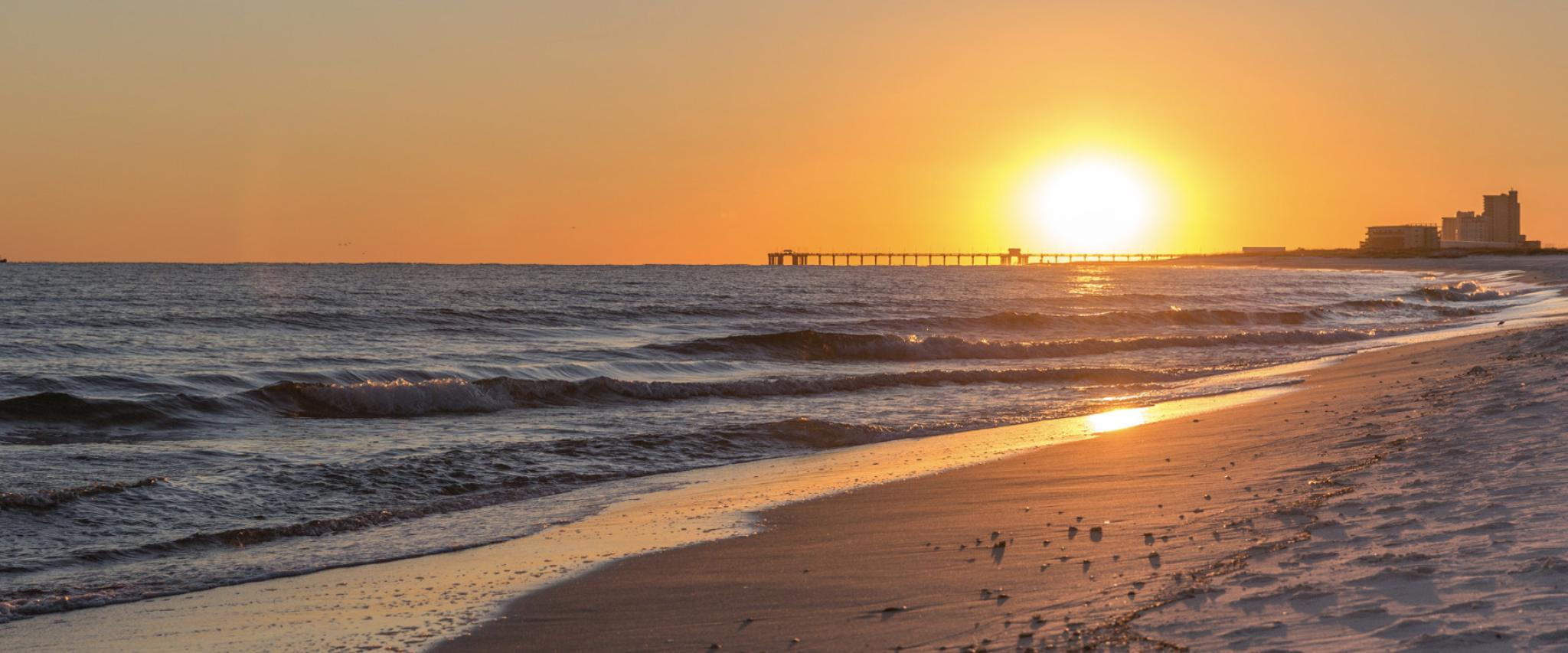 Sunset on Alabama Gulf Coast