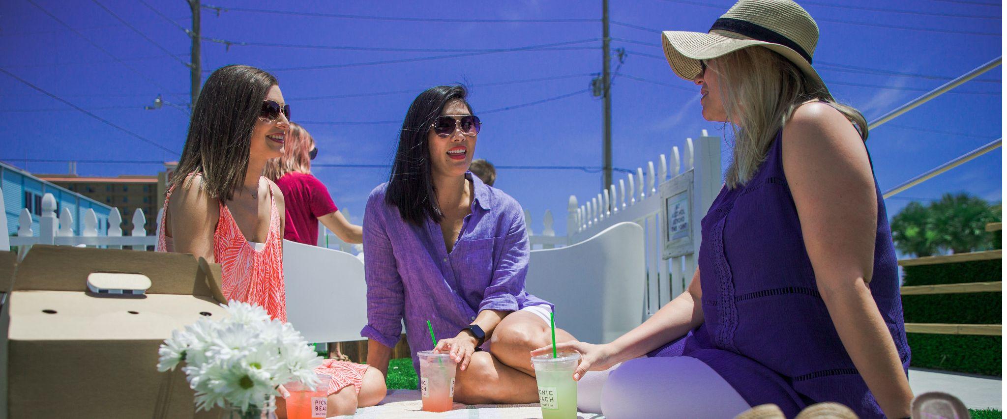 Girlfriends at Picnic Gulf Shores AL