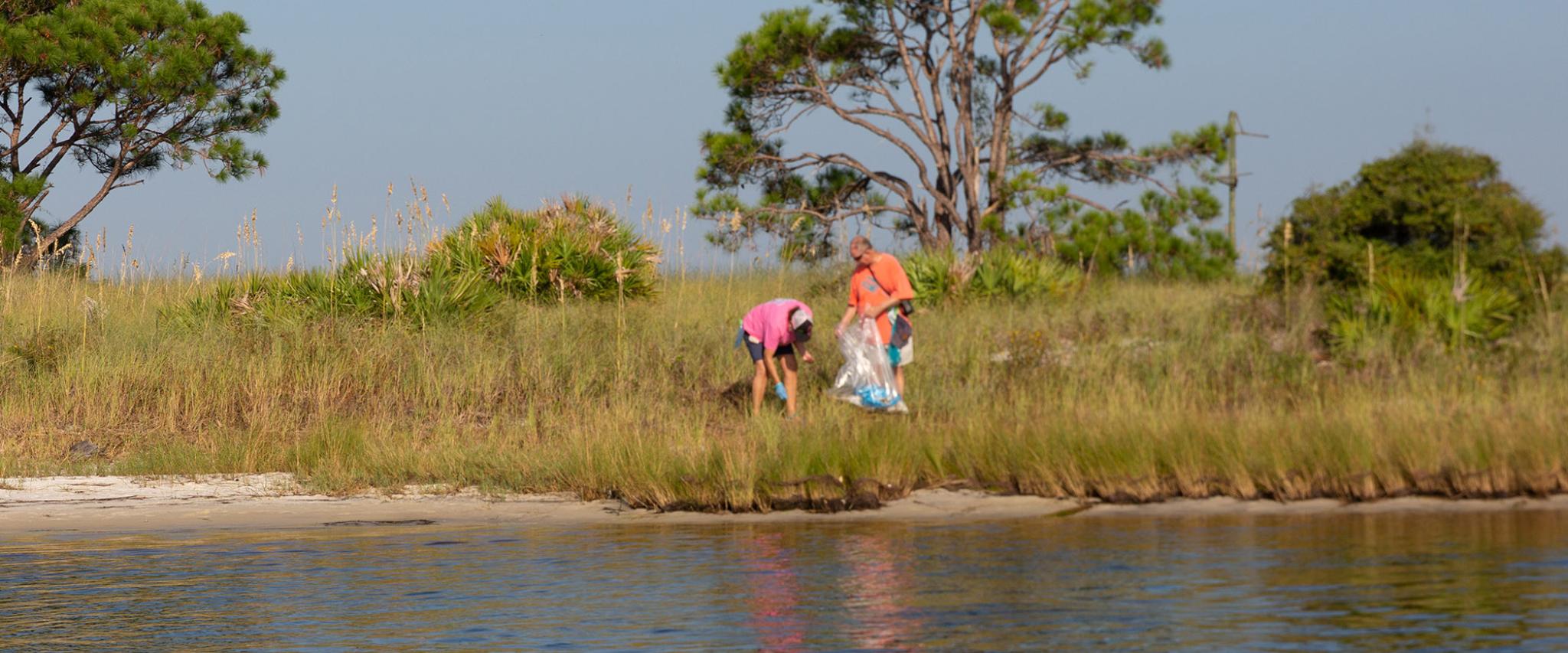 coastal clean up, gulf shores