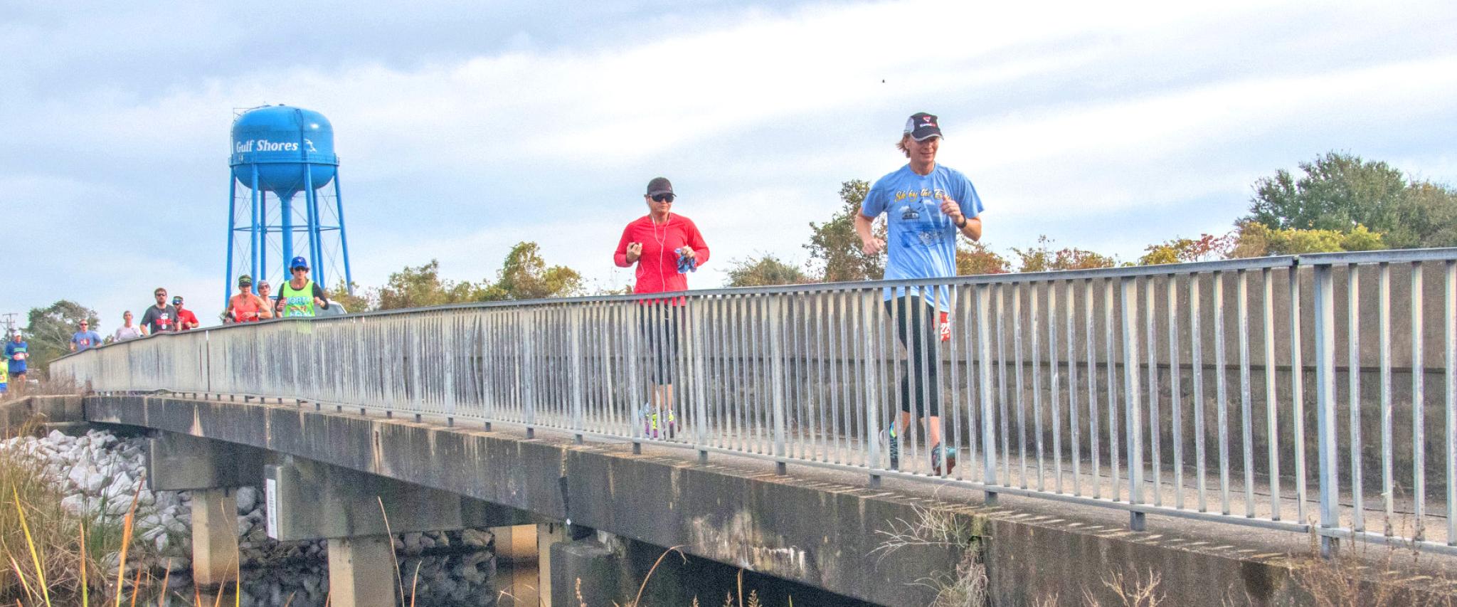 Runners in Gulf Shores