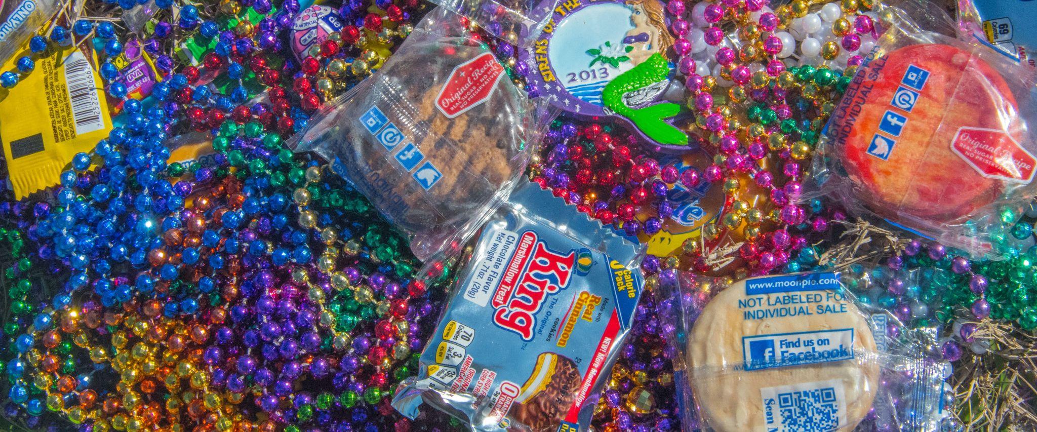 Mardi Gras throws