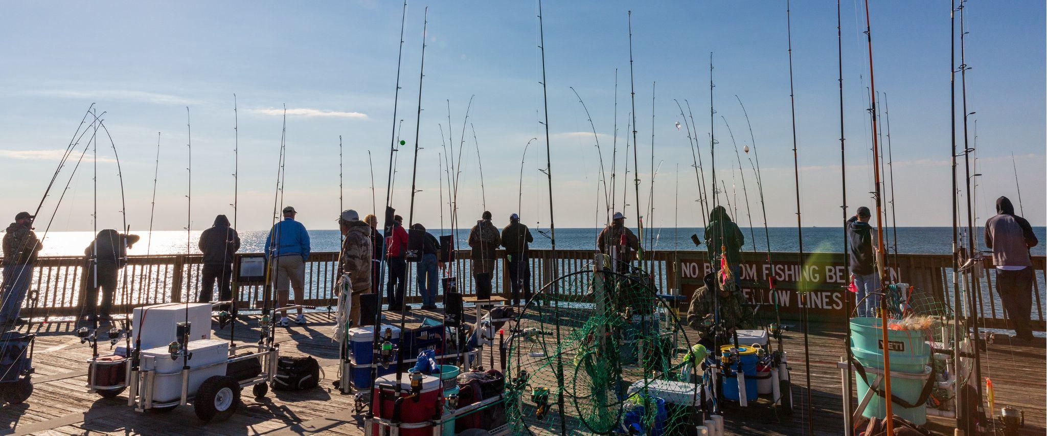Fishing at Gulf State Park Pier in Gulf Shores, AL