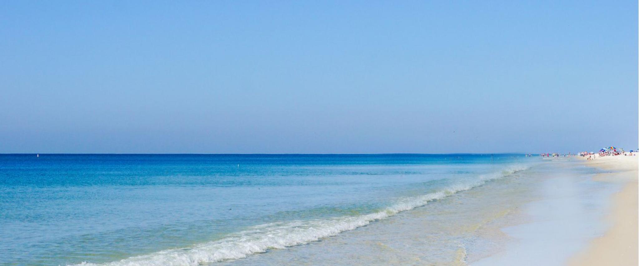 Turquoise waters on Alabama Gulf Coast
