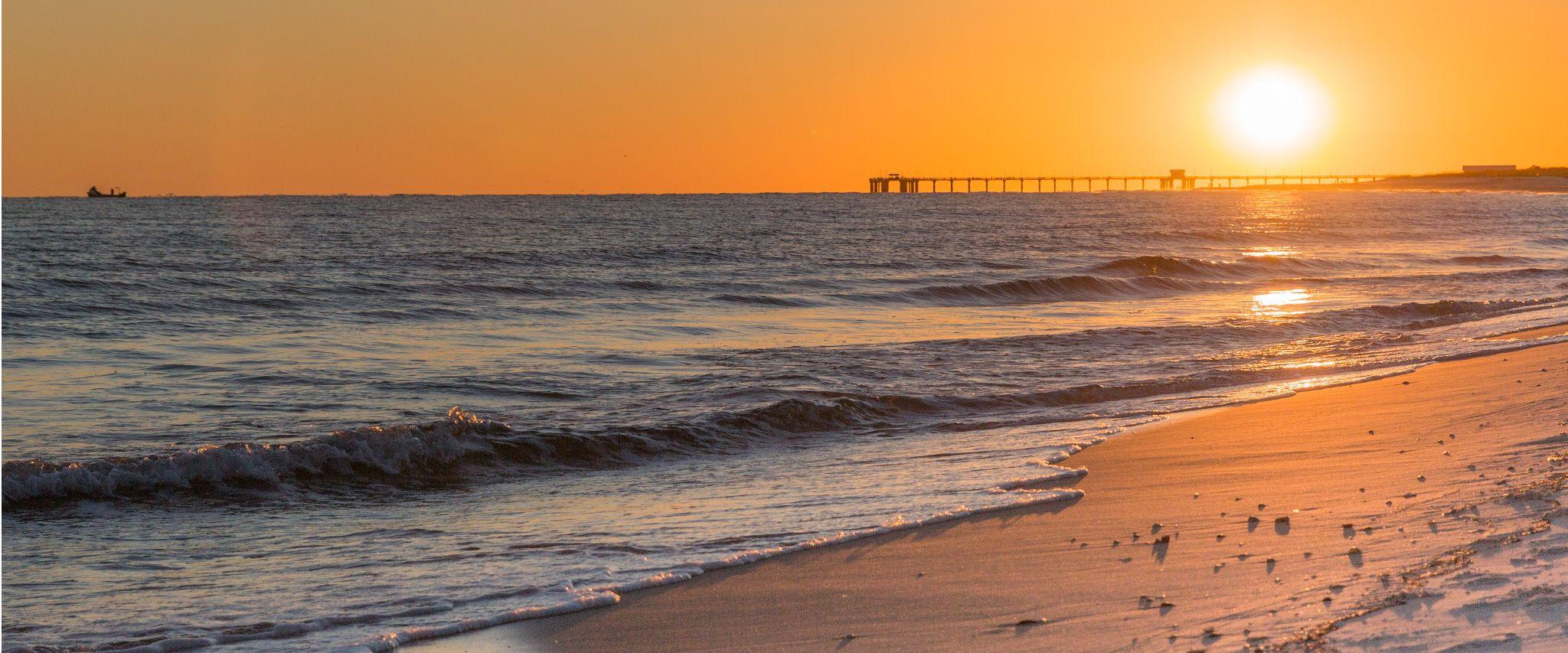 sunset in orange beach alabama