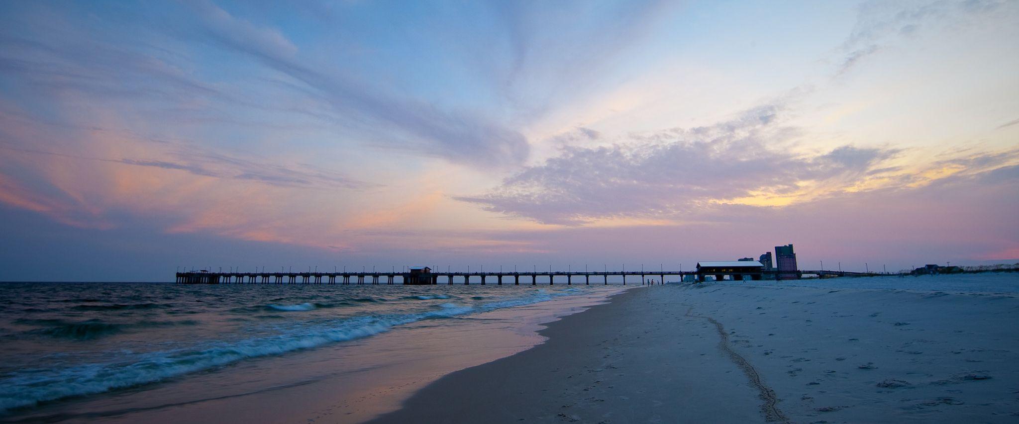 Sunrise at Gulf State Park Fishing and Education Pier