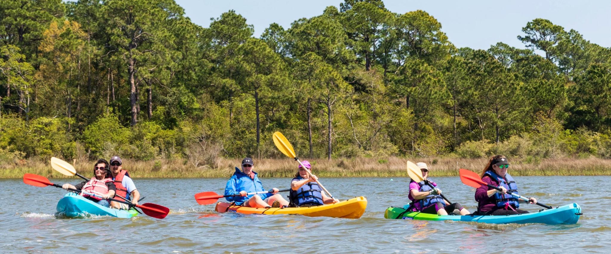 Kayaking in Orange Beach
