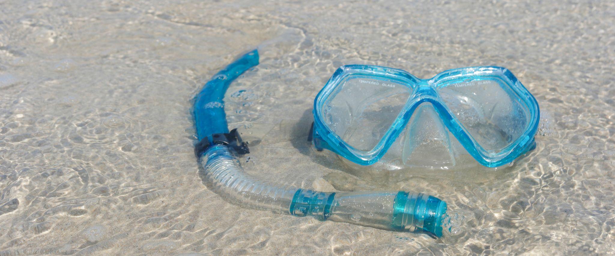 Snorkel gear on Alabama's beaches
