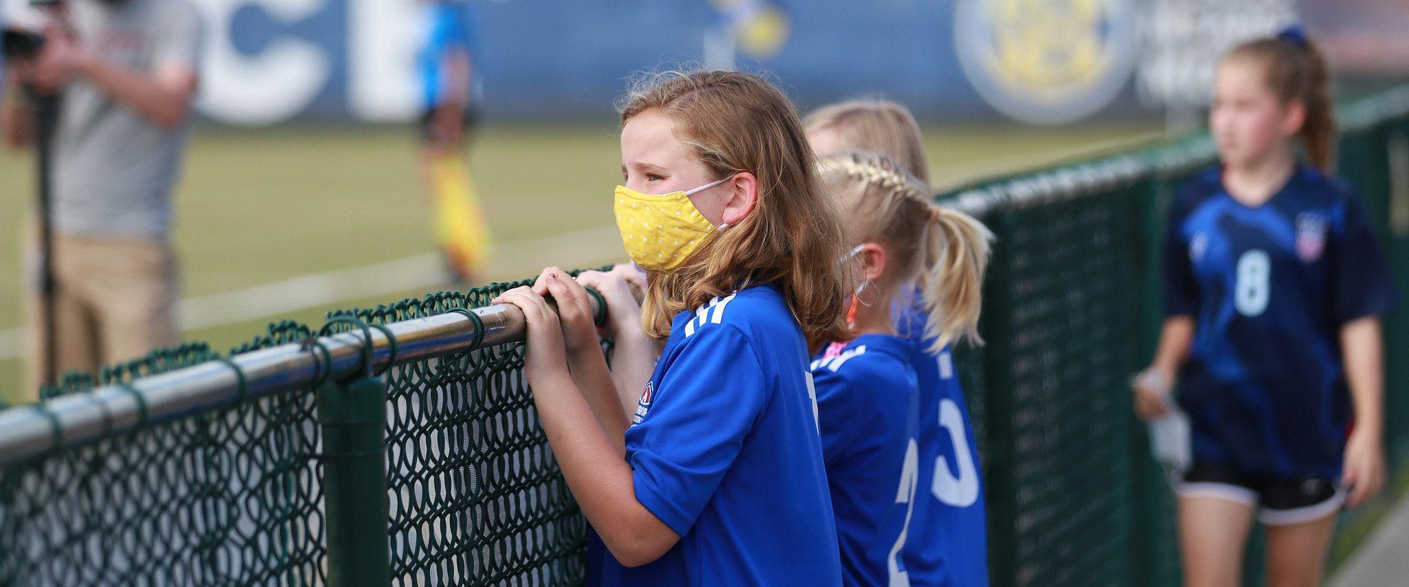 Spectators at SEC Womens Soccer Championship in Orange Beach, AL
