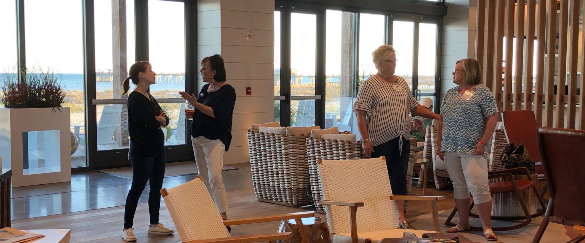 Meeting attendees at The Lodge at Gulf State Park