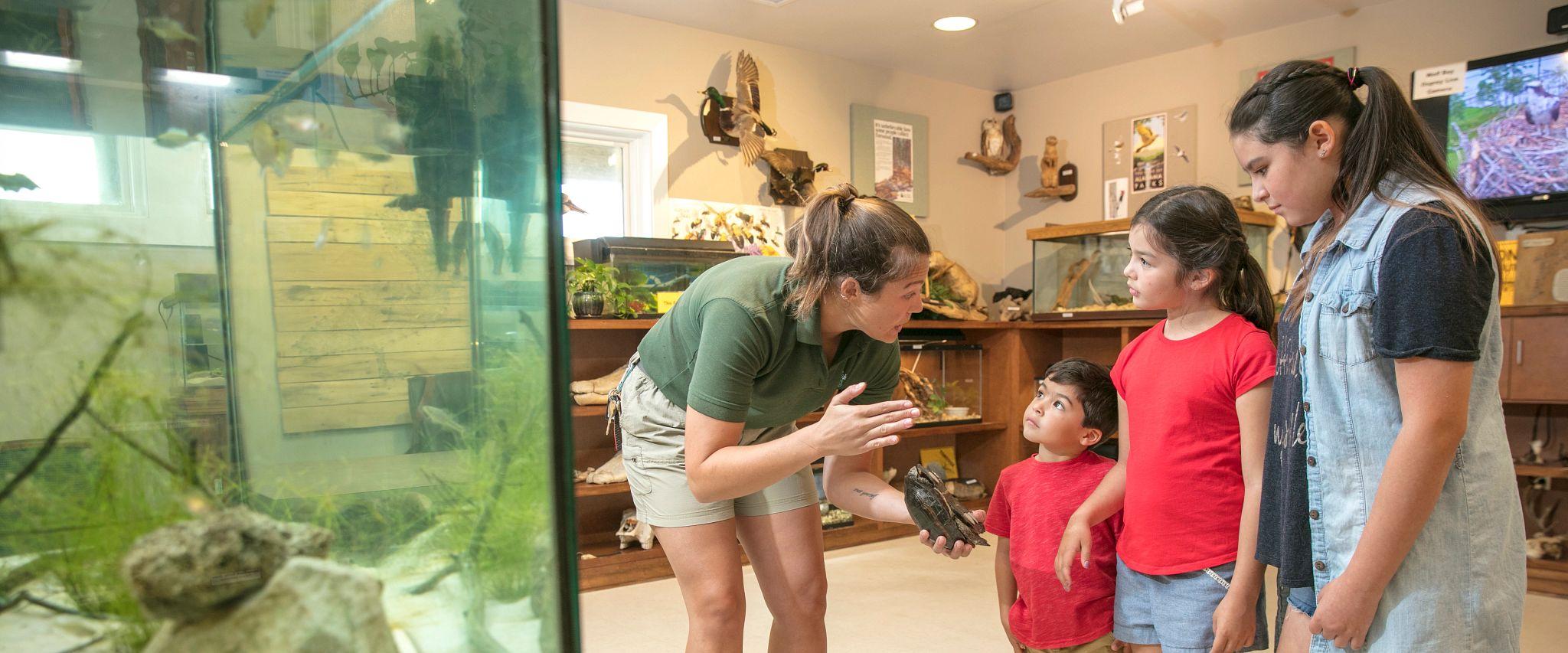 Children at the Gulf State Park Nature Center