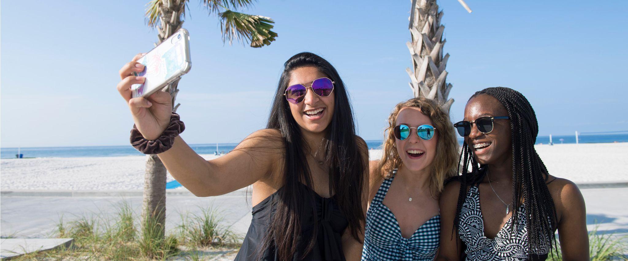 Teens on Alabama's beaches