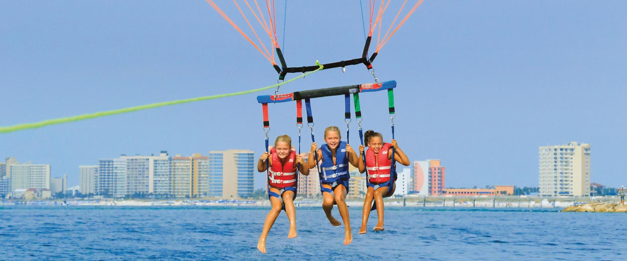 Parasailing on Alabama's Beaches
