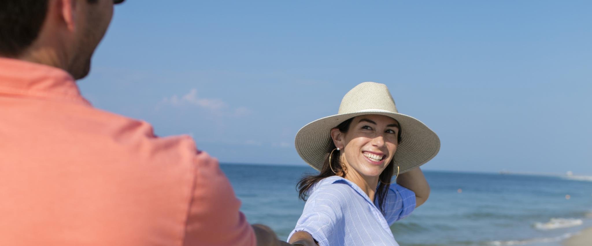 Couple at Gulf State Park Beach