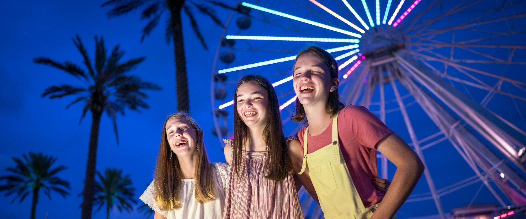Teens at The Wharf in Orange Beach, AL