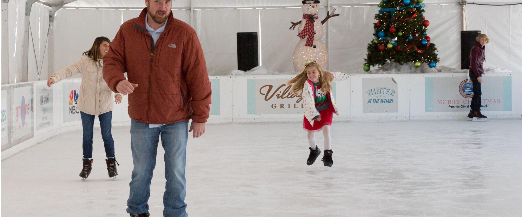 Ice Skating Orange Beach