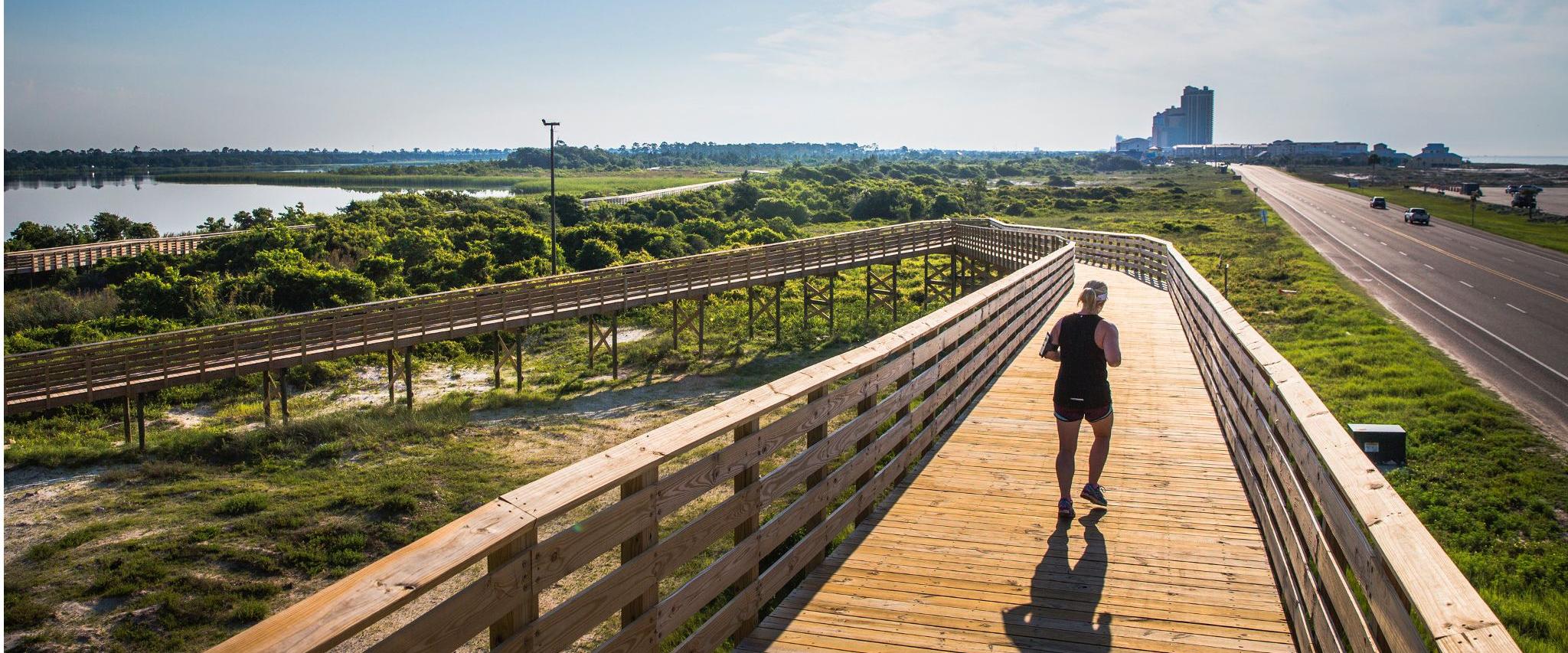 Running Gulf State Park