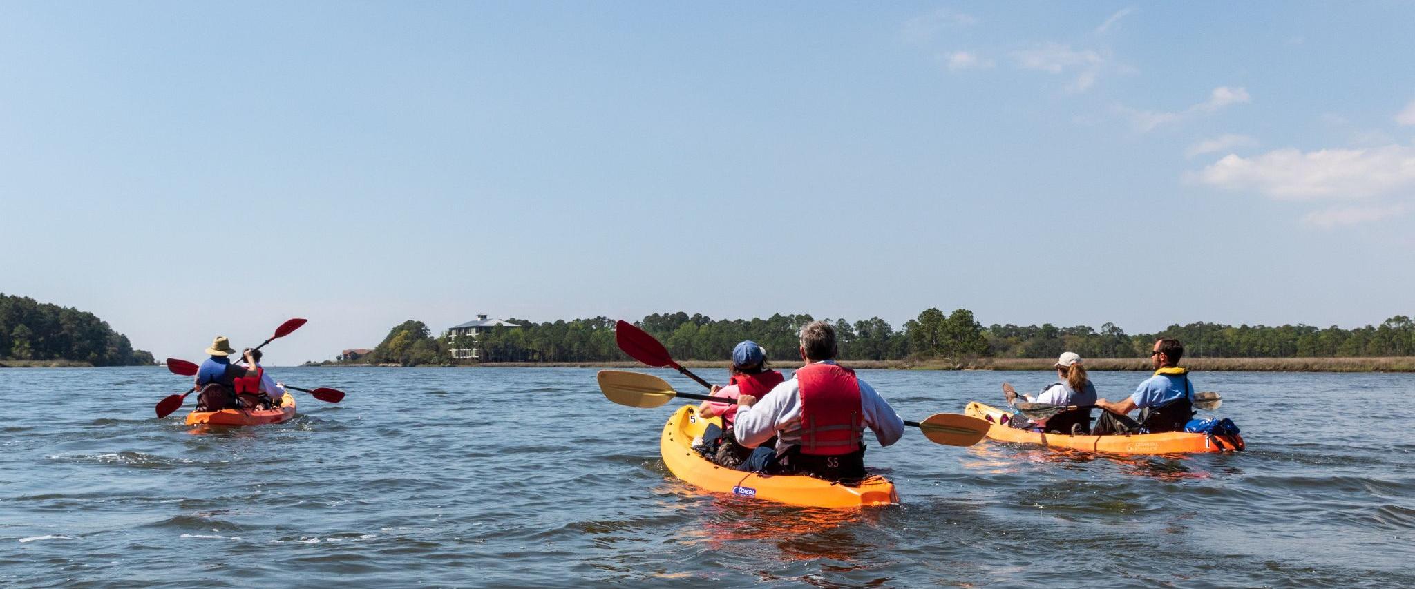 Kayaking in Orange Beach