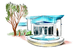 The Orange Beach Welcome Center illustration