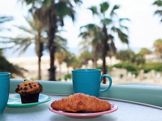 Balcony breakfast Orange Beach