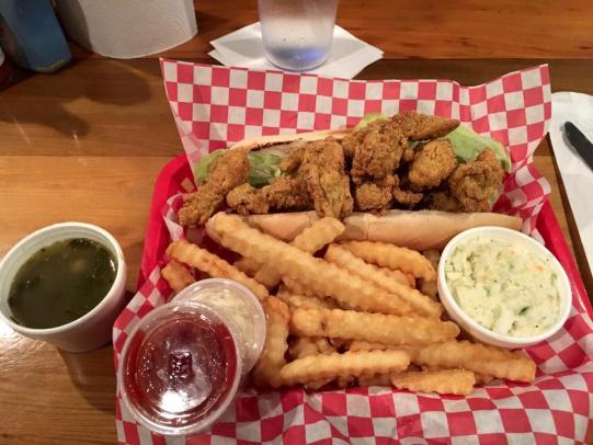 Fish River Grill #3 Oyster Poboy