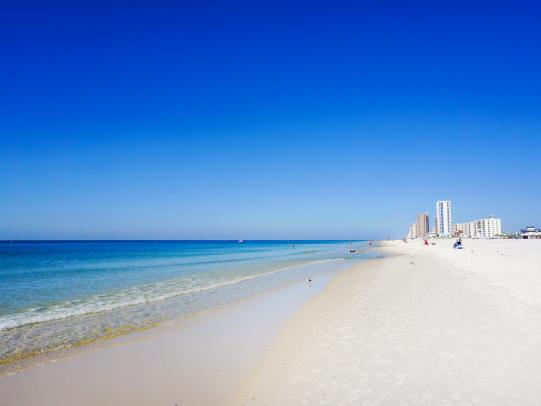 Public beach in Gulf Shores AL