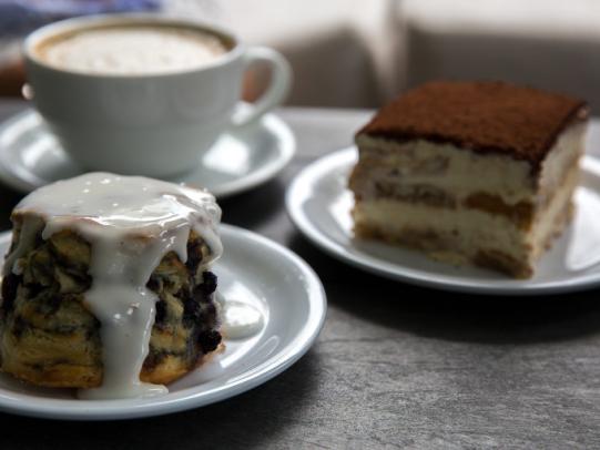 coffee cake and pastries from Buzz Katz Orange Beach AL